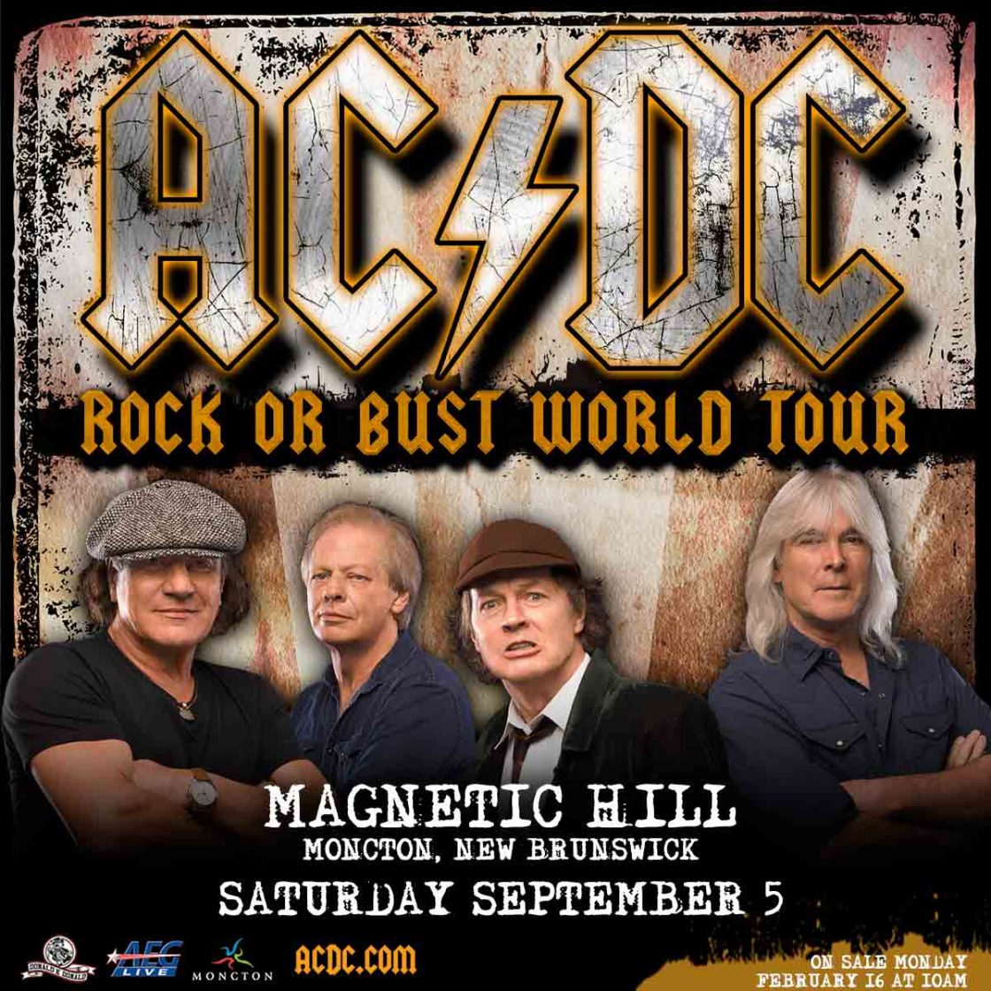 Opening Acts Announced for AC/DC Labour Day Weekend show on Magnetic Hill