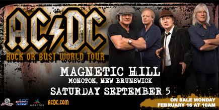 AC/DC returns to Magnetic Hill September 5th; On Sale Monday