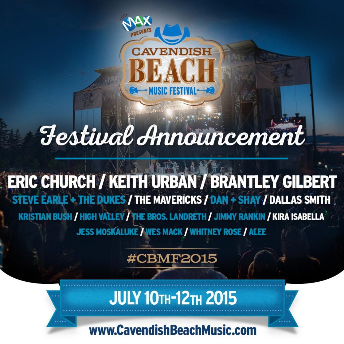 Cavendish Beach Music Festival announces Steve Earle + more added to lineup