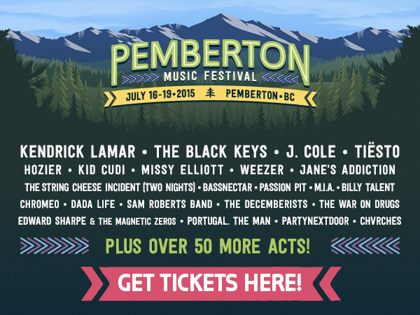 WIN Passes and a Campsite for Pemberton Music Festival valued at $776!