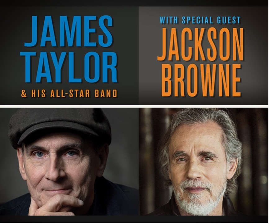James Taylor recruits Jackson Browne on rescheduled 2022 tour: on sale now!