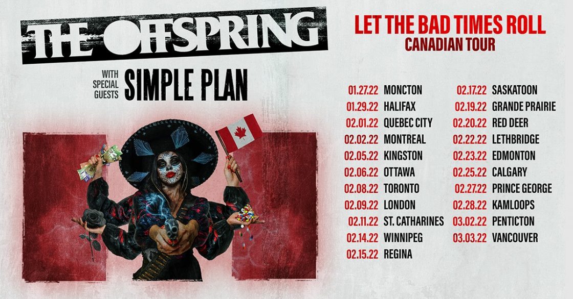 CANCELLED: The Offspring / Simple Plan in Halifax / Moncton: Refund Information