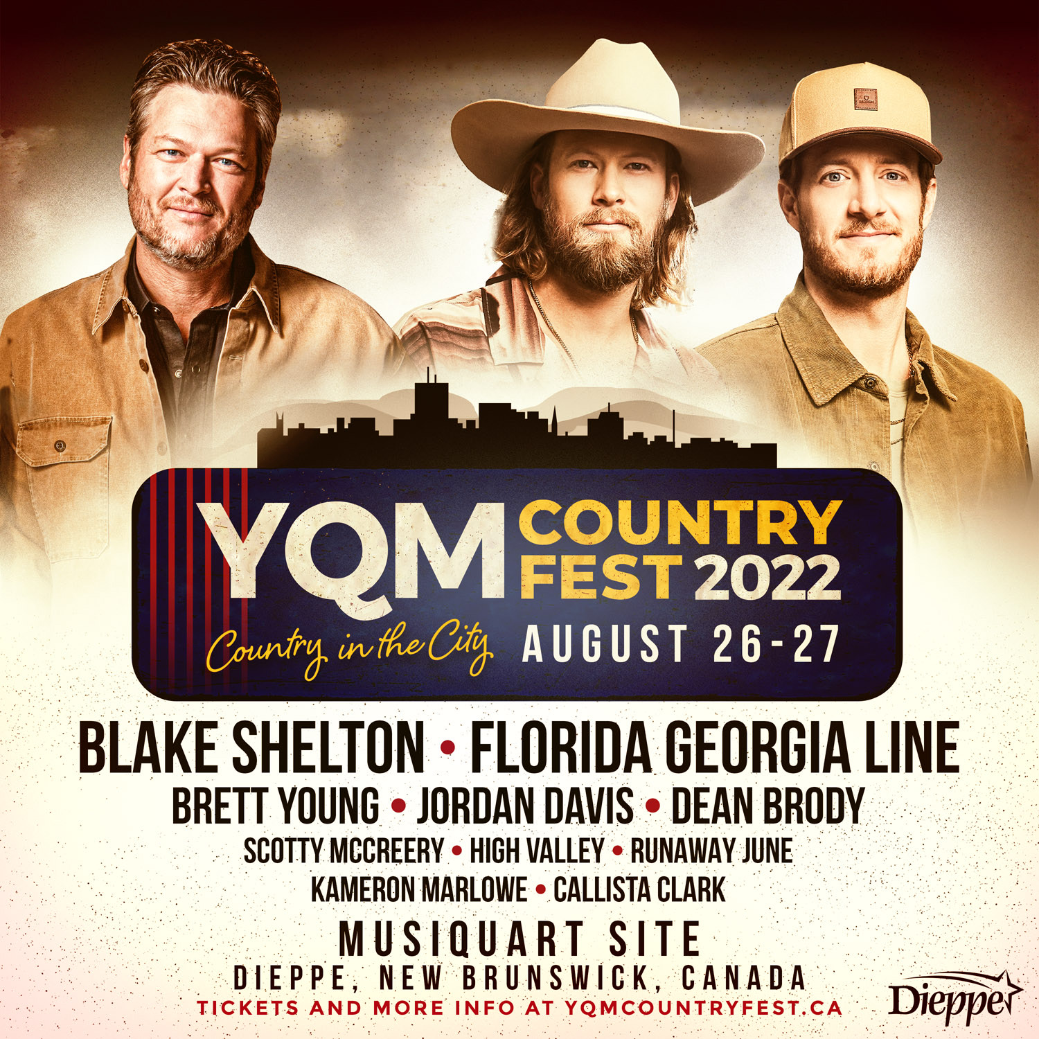 YQM Country Fest reveals spectacular 2022 lineup, Blake Shelton